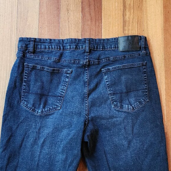 IZOD Indigo Comfort Stretch Straight Fit Jeans Size 38 x 34 - Picture 14 of 16